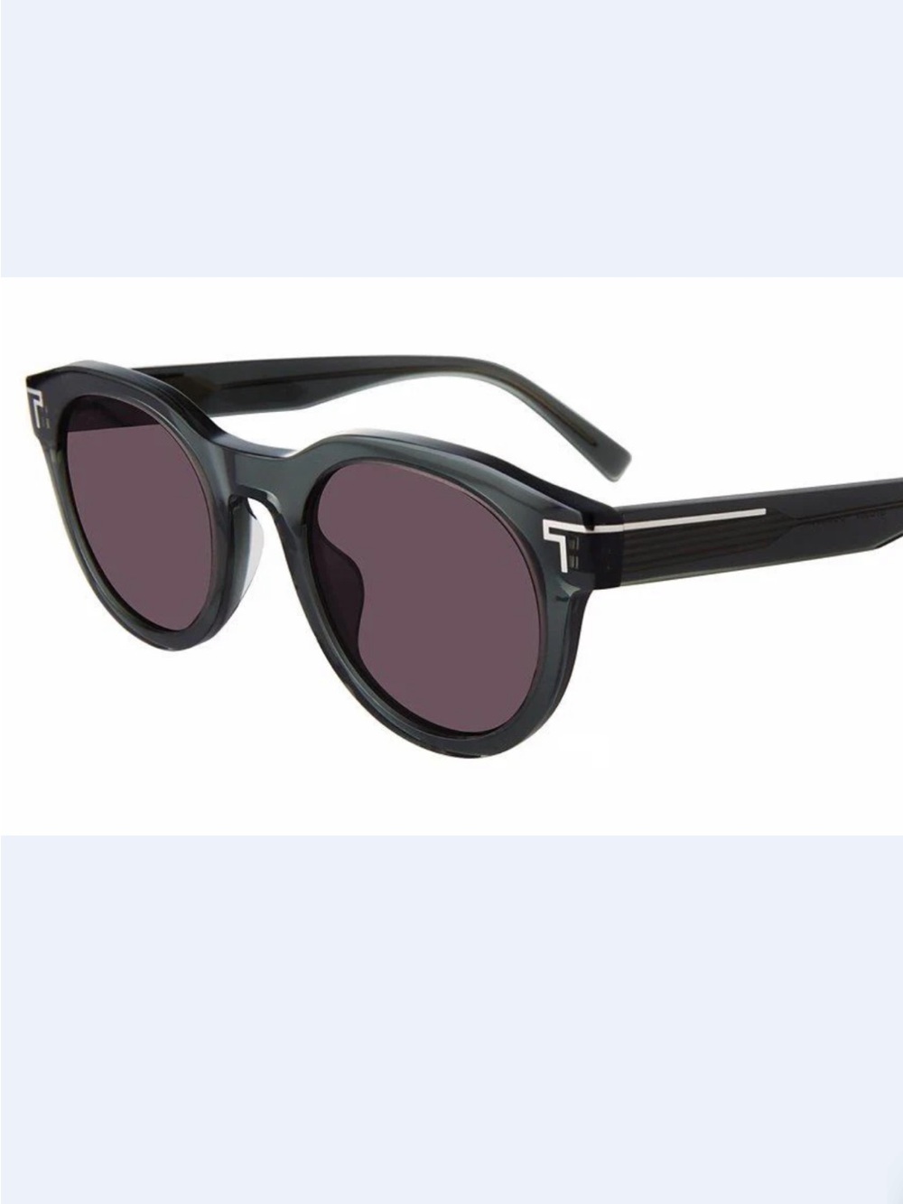 NWOT Tumi Sage STU509 Round Frame Acetate Sunglasses